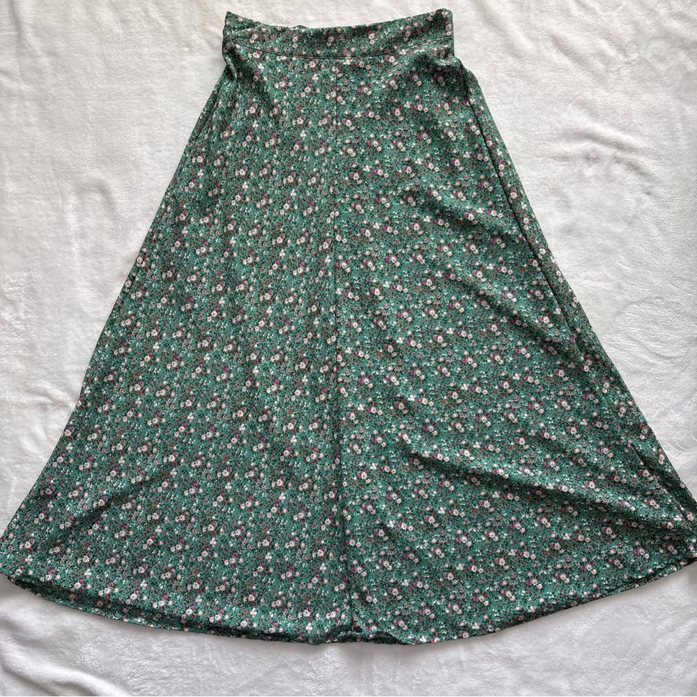Altard State Rosie Floral Midi Maxi Skirt A Line Cottagecore Boho Feminine XS